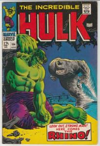 Incredible Hulk #104 (Jun-68) FN/VF Mid-High-Grade Hulk