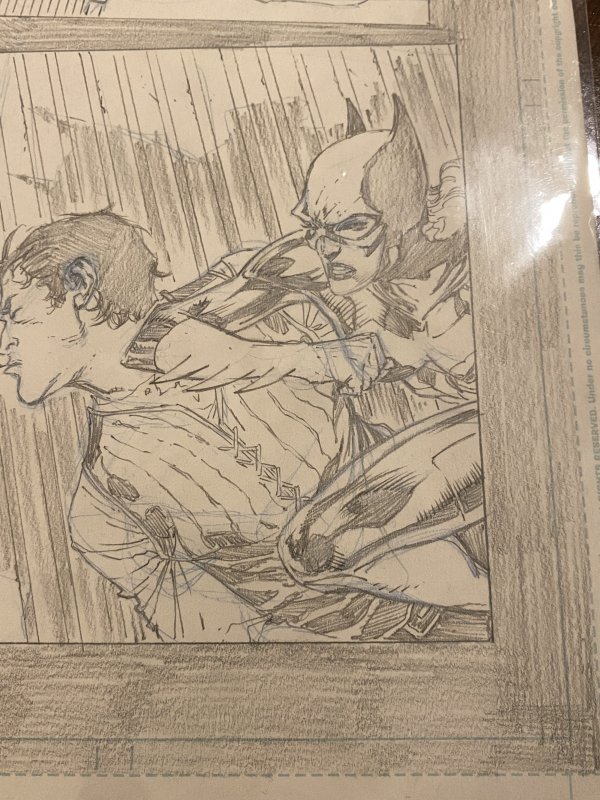 Original Birds of prey page issue #31 Page #17 Robson Rocha