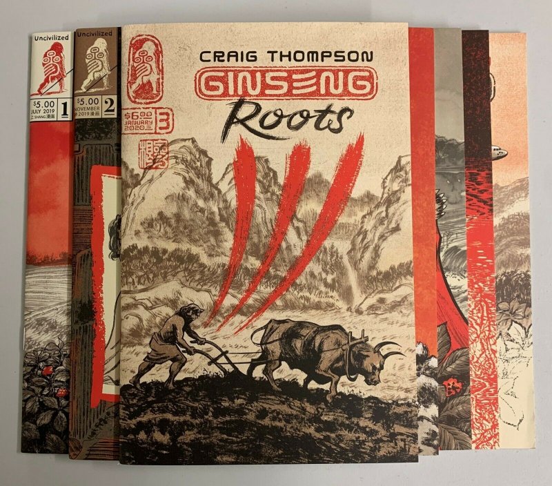 Ginseng Roots #1-7 Set (Uncivilized Comics 2019) Craig Thompson (9.2+)