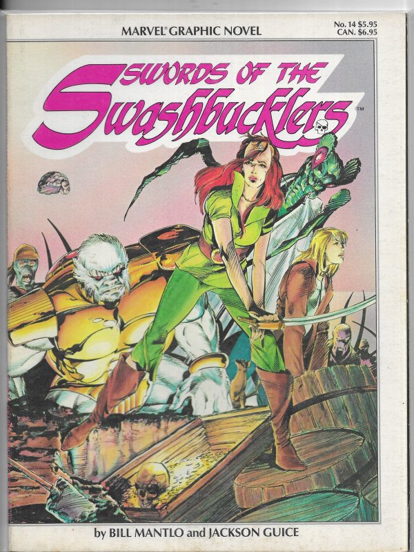 Marvel Graphic Novel #14: Swords of the Swashbucklers VG Mantlo/Guice