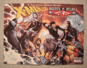 IRON MAN THOR X-MEN Promo Poster, 10x13, 2009, Unused, more Promos in store, E&a
