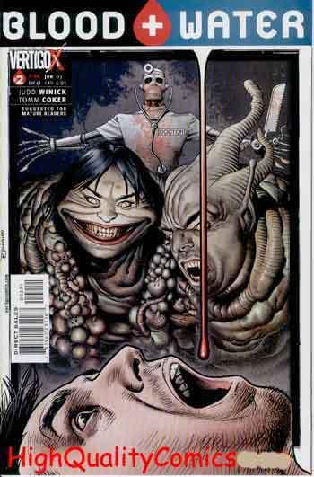 BLOOD & WATER #2, NM+, Vampires, Undead,F angs, Vertigo, 2003