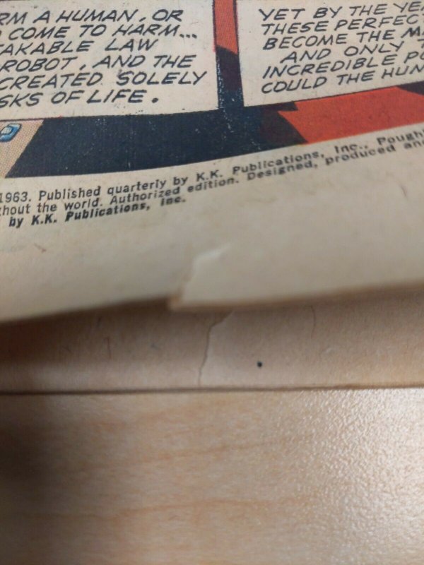 MAGNUS ROBOT FIGHTER #1 (Feb 1963 Gold Key) Origin & 1st App. Magnus! Key Issue!