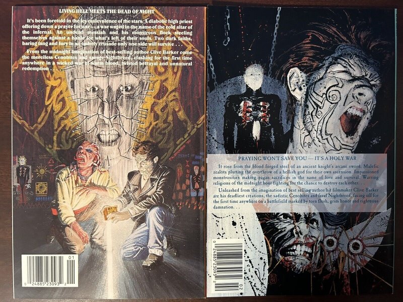 Hellraiser Nightbreed: Jihad #1-2 NM Epic Comics 1991 Full Series - Clive Barker