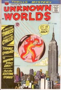 UNKNOWN WORLDS (1960-1967 ACG) 44 VG Jan. 1966 COMICS BOOK