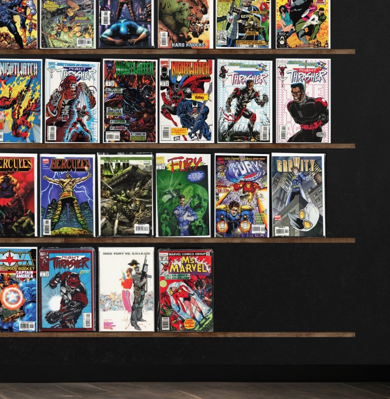 Huge Lot 150+ Comics with Cable, Nova, Night Thrasher, Nomad & More!