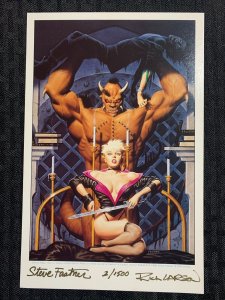 1996 DEMON BABY Hell on Hells SC VF+ 8.5 SIGNED 2x w/ Tip-In #2/1500 Fastner