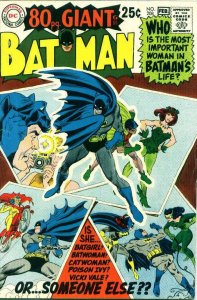 Batman #208 VG ; DC | low grade comic 80 Page Giant G-55 Poison Ivy 1969