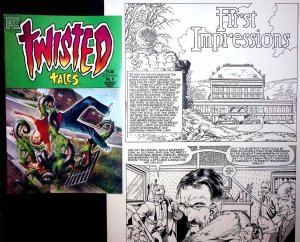 Twisted Tales #8 JacksonButchGuice 6 PAGE STORYFirst ImpressionsPacific 1984