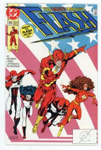 Flash #51 (1987 v2) Pied Piper Lady Flash NM-