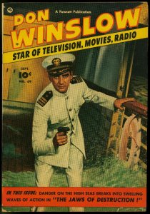 Don Winslow of the Navy #69 1952- Fawcett golden age photo cover FN