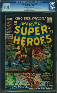 Marvel Super-Heroes King-Size Special (1966) CGC 9.4 NM