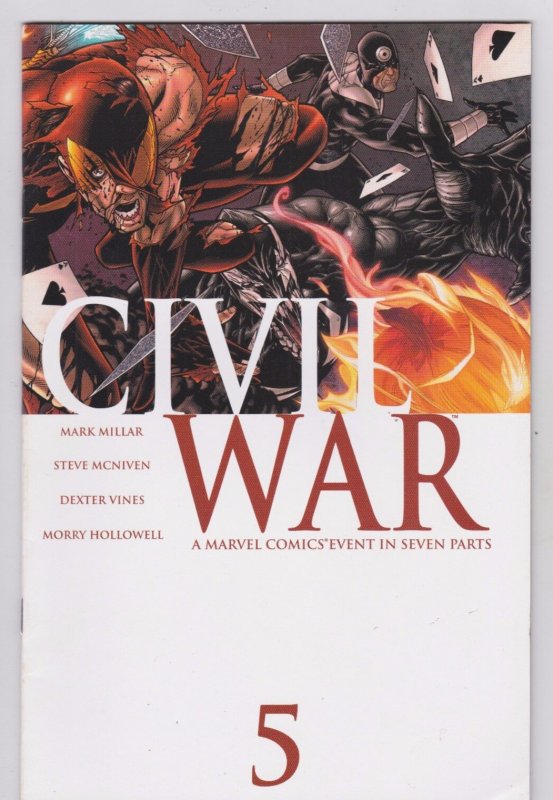 Marvel Comics Group! Civil War! Issue #5!