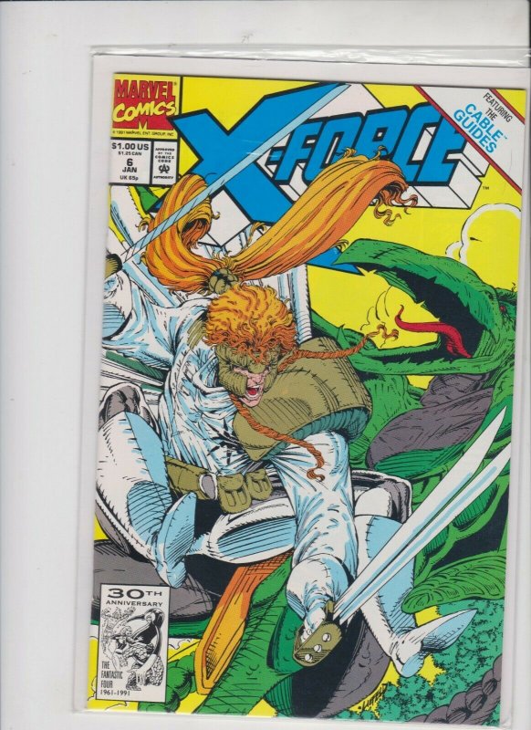 X-FORCE #6 1991  MARVEL  / UNREAD,  / HIGH GRADE