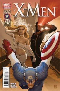 X-MEN #9 JOHN TYLER CHRISTOPHER CAPTAIN AMERICA 70th ANNIVERSARY VARIANT NM.