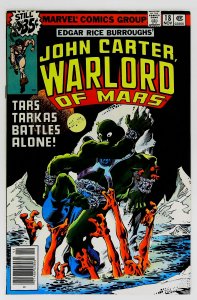 John Carter: Warlord of Mars (1977 series)  #18, VF (Actual scan)