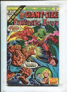 GIANT-SIZE FANTASTIC FOUR #6 - LET THERE BE ... LIFE! - (6.0) 1975