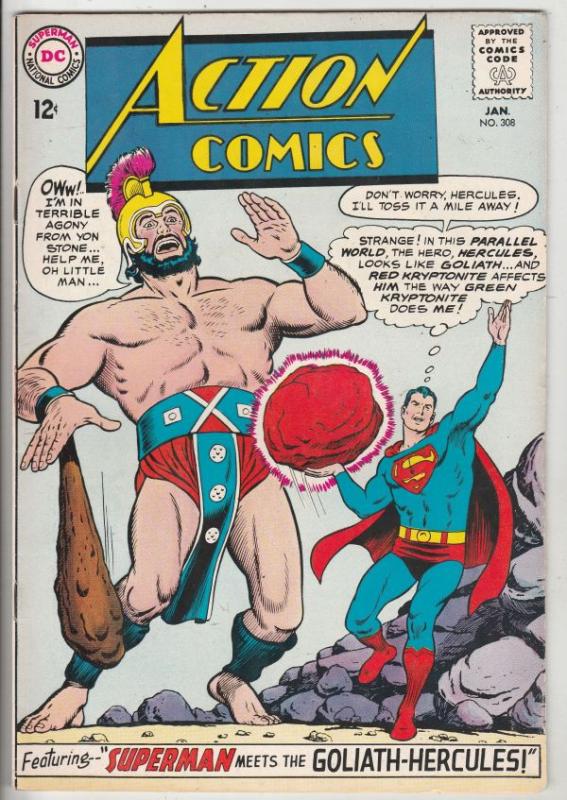 Action Comics #308 (Jan-64) VF/NM High-Grade Superman, Supergirl