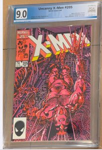 Uncanny X-Men #205 PGX 9.0
