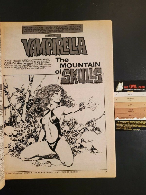 VAMPIRELLA #42 (1975) VFNM (9.0) Warren Horror Magazine great painted cover|