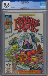 FRAGGLE ROCK #1 CGC 9.6 1ST APPEARANCE MARVEL COMICS WHITE PAGES