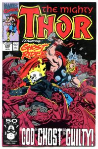 THOR #430, NM+, Ghost Rider, Loki, Gods, Thunder God, more Thor in store