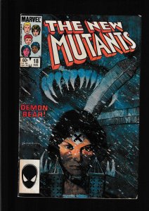 The New Mutants #18 (1984) VFN- / 1ST WARLOCK / DEMON BEAR SAGA