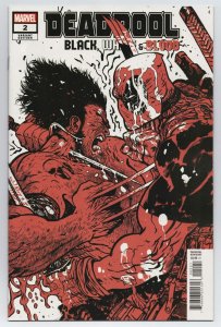 Deadpool Black White & Blood #2 Johnson Connecting Variant (Marvel, 2021) NM
