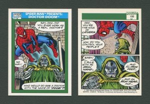 1990 Marvel Comics Card  #150 (Spiderman Presents: Dr Doom) / MINT