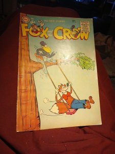 FOX AND THE CROW #27 Dc Comics Book 1955 Golden Age Cartoon Funny Animals