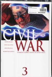 Civil War #3 (2006) Captain America [Key Issue]