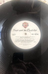 Prince And the revolution 2 cut LP Maxi single,17 Days&When doves cry