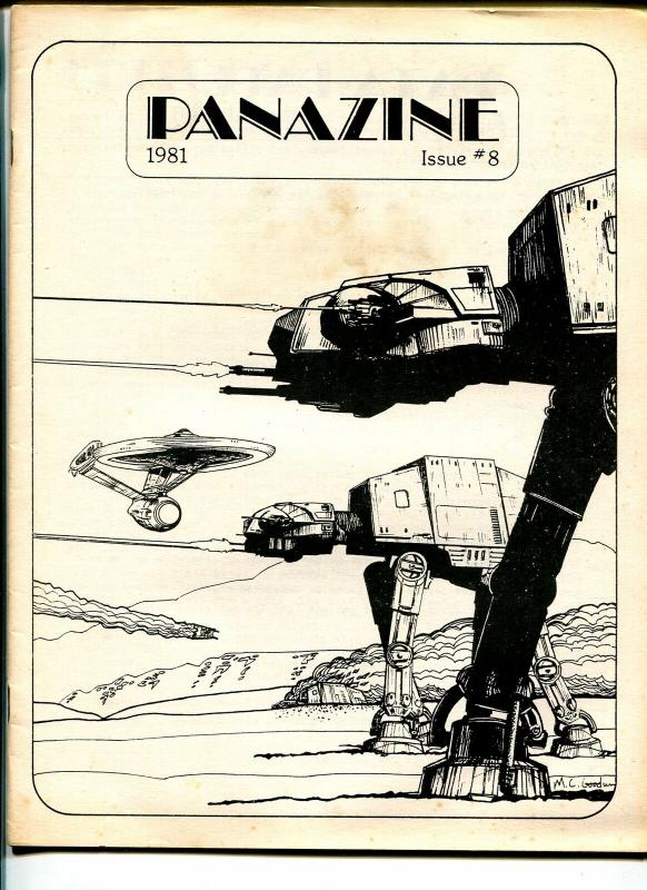 Panazine #8 1981-Star Wars-Star Trek-sci-fi fanzine-Alan Dean Foster-VG