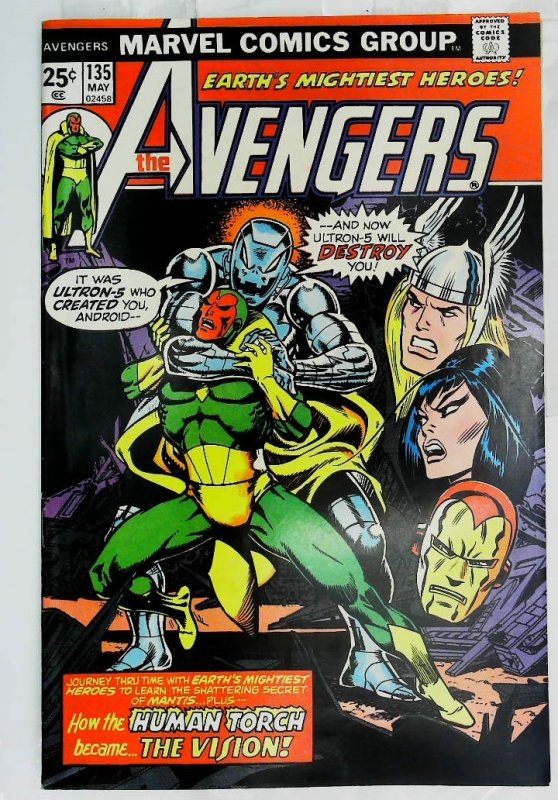 Avengers (1963 series)  #135, Fine+ (Actual scan)