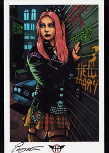 RAZOR By Everette Hartsoe. SIGNED 11 x 17 Print