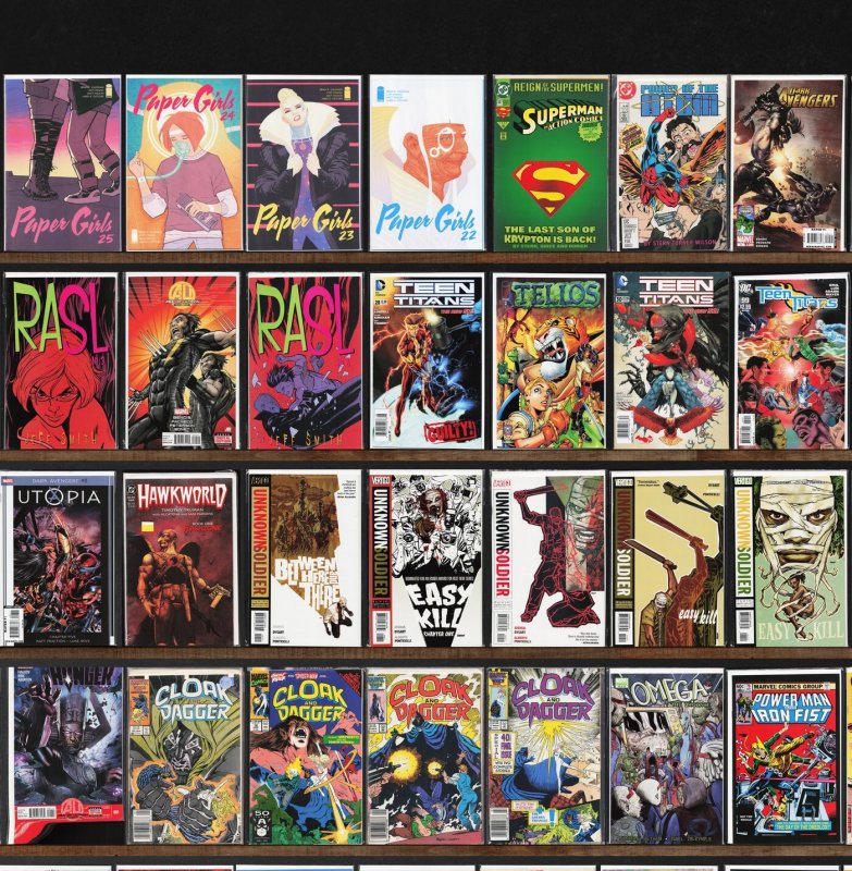 Huge Lot 150+ Comics with Unknown Soldier, Paper Girls & More!