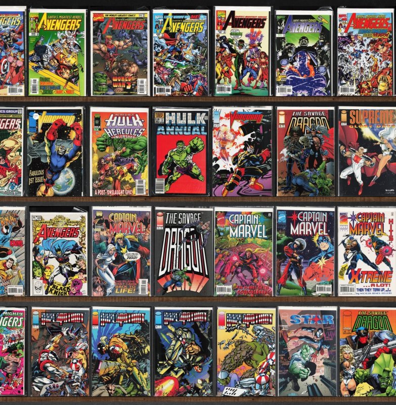 Huge Lot 140+ Comics with Spider-Man 2099, The Avengers & More!