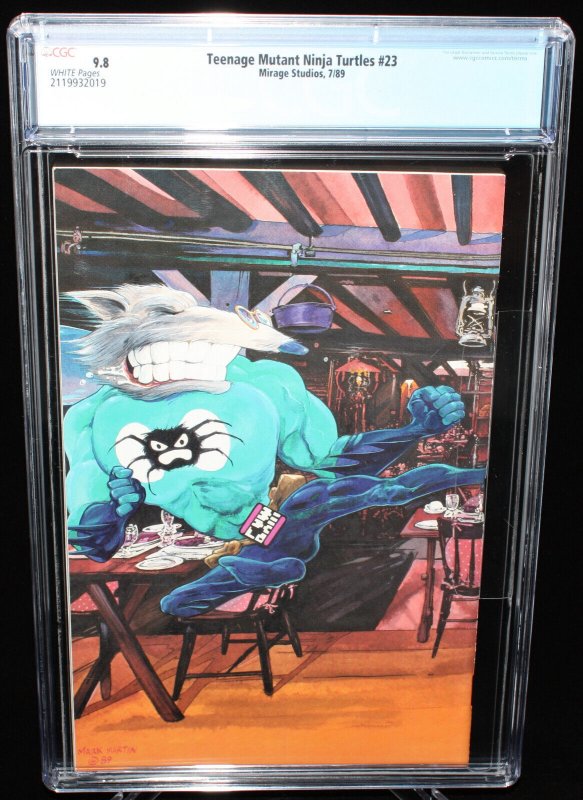 Teenage Mutant Ninja Turtles #23 - Gnatrat App - CGC Grade 9.8 - 1989