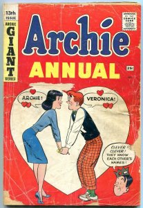 Archie Annual #13 1961- Betty & Veronica- Giant issue FAIR