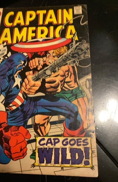 Captain America #106 (1968)guest starring kazar