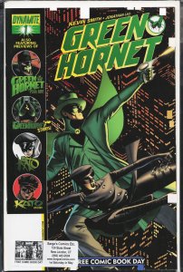 Green Hornet #1 Free Comic Book Day Edition (2010) Green Hornet