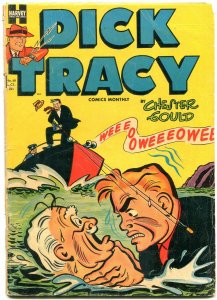 DICK TRACY #68 1953-CHESTER GOULD-WILD STRANGULATION G/VG