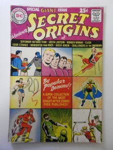 Secret Origins (1961) FR/GD Condition 3 in cumulative spine split