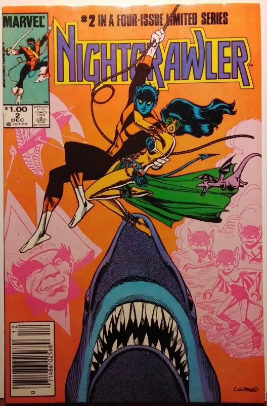 Nightcrawler #2 CPV Newsstand Edition (1985)