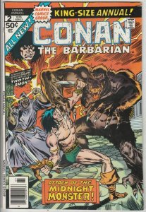 Conan the Barbarian King-Size # 2 Strict NM- Artist John Buscema