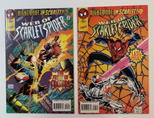 Web Of Scarlet Spider #1-4 Complete Set Marvel Comics 1995 VF/NM issue 4 FN/VF