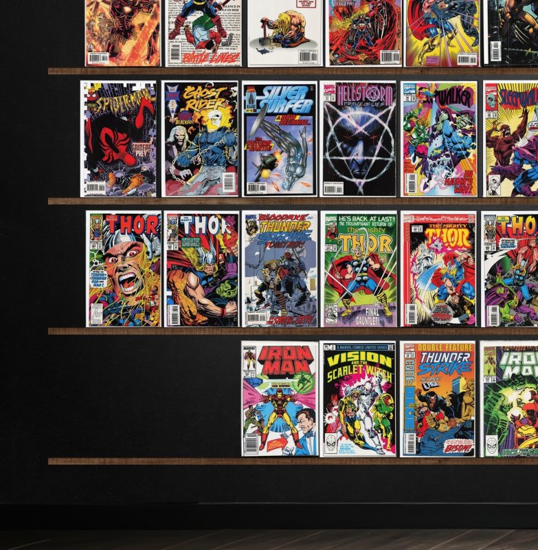 Huge Lot 150+ Comics with The Mighty Thor, Iron Man, Thor, Ghost Rider & More!