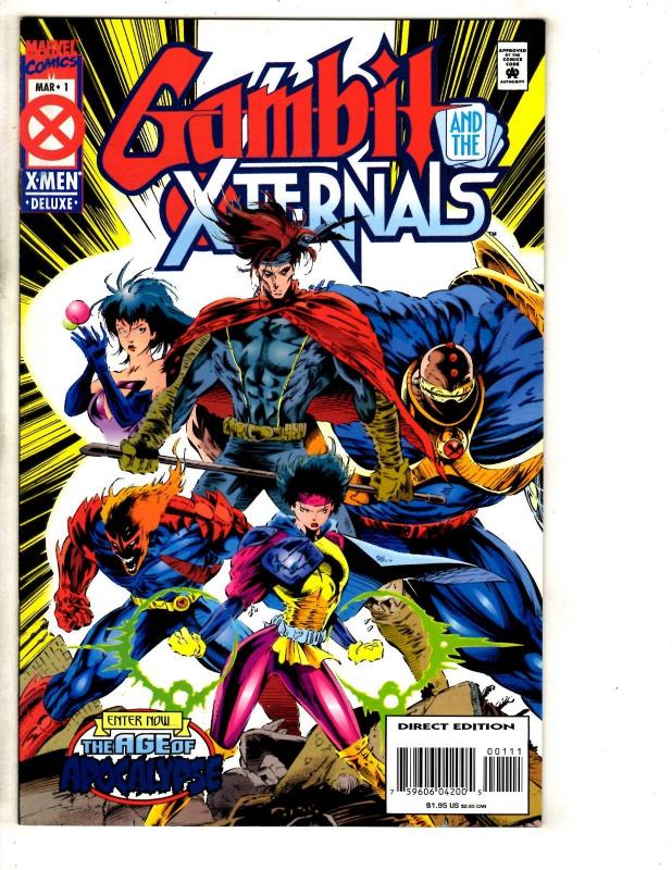 Lot Of 8 Marvel Comic Books Factor X 1 2 3 4 + Gambit & Externals # 1 2 3 4 JD3