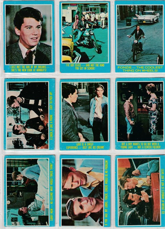 1976 Topps Happy Days Trading Cards