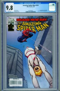 AMAZING SPIDER-MAN #559 CGC 9.8 1st SCREWBALL COMIC BOOK 4330293024